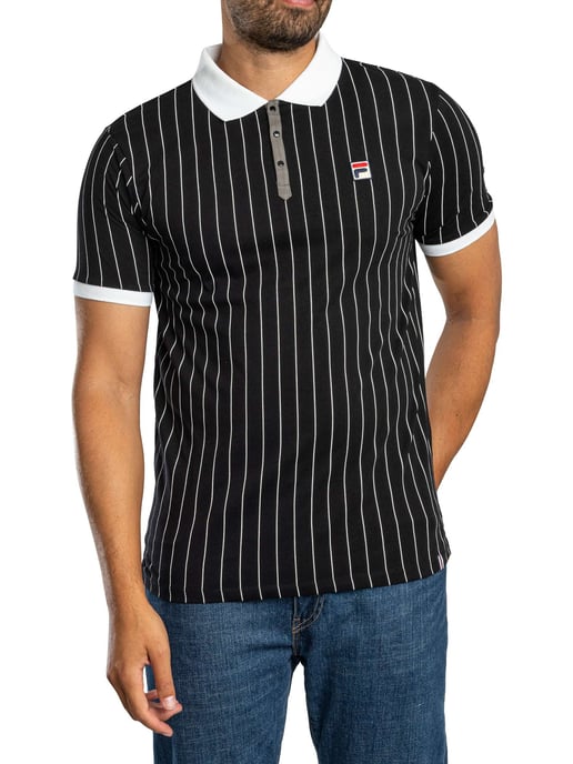 Fila Polo Clásico De Rayas Vintage, Azul - Image 1