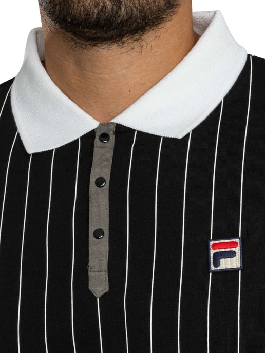 Fila Polo Clásico De Rayas Vintage, Azul - Image 4