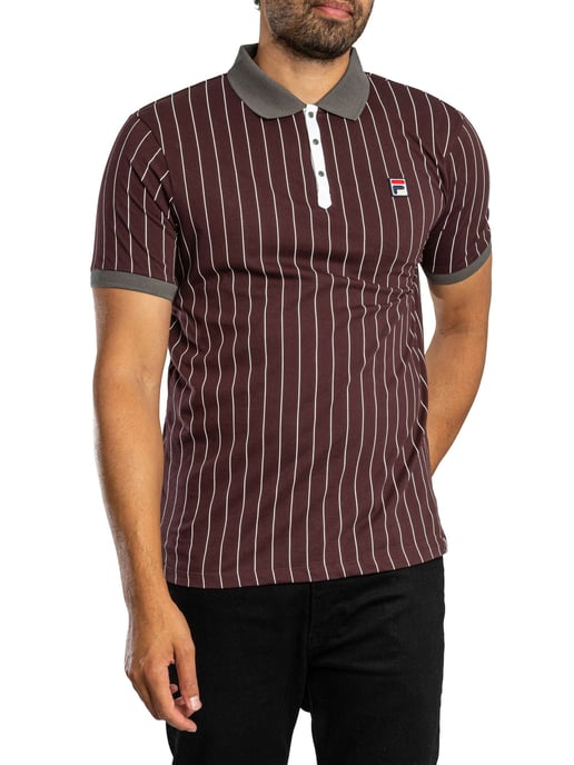 Fila Polo Clásico De Rayas Vintage, Pãºrpura - Image 2