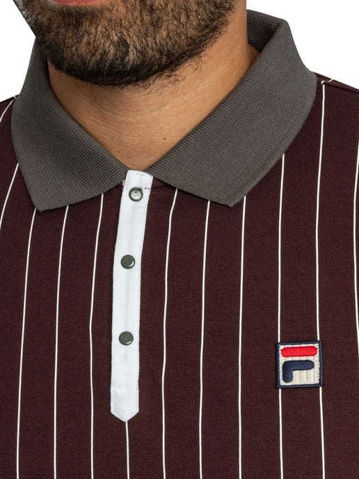Fila Polo Clásico De Rayas Vintage, Pãºrpura - Image 4