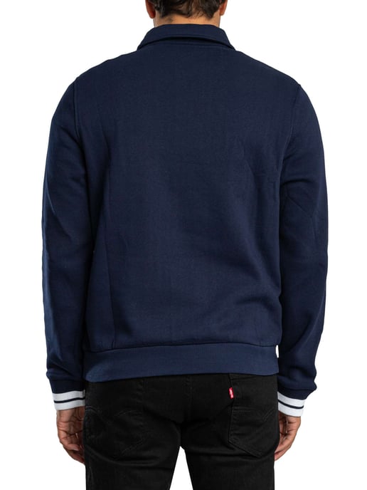 Sergio Tacchini Sudadera Polo Court Con Cremallera De 1/4, Azul - Image 3