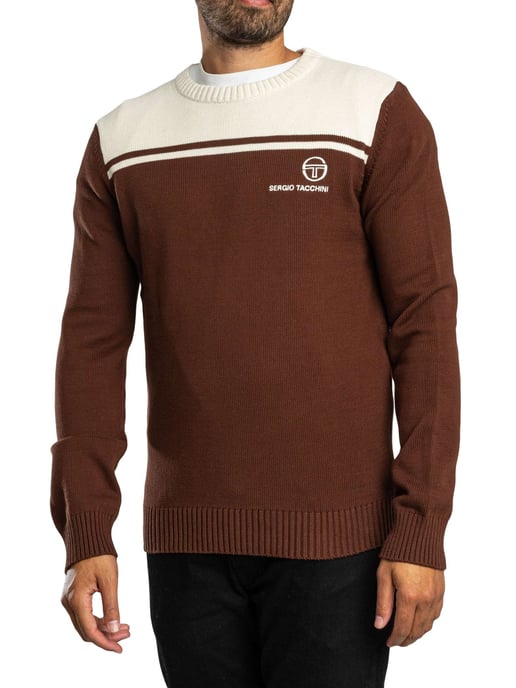 Sergio Tacchini Nueva Línea Juvenil De Punto, Marrón - Image 1