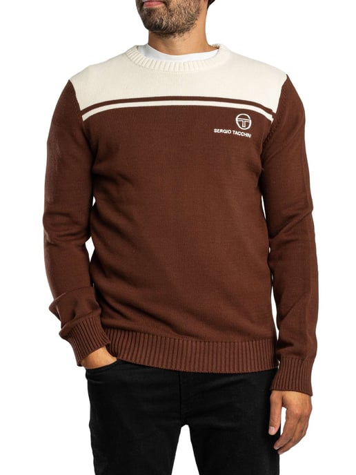 Sergio Tacchini Nueva Línea Juvenil De Punto, Marrón - Image 2