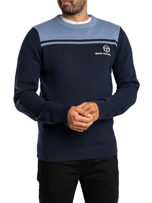 Sergio Tacchini Nueva Línea Juvenil De Punto, Azul - Image 2