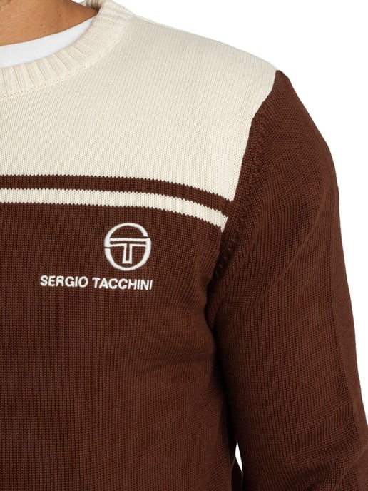Sergio Tacchini Nueva Línea Juvenil De Punto, Marrón - Image 4