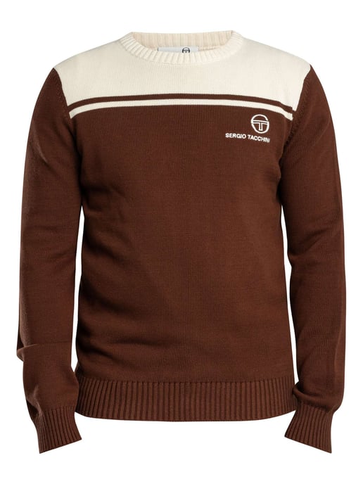 Sergio Tacchini Nueva Línea Juvenil De Punto, Marrón - Image 5