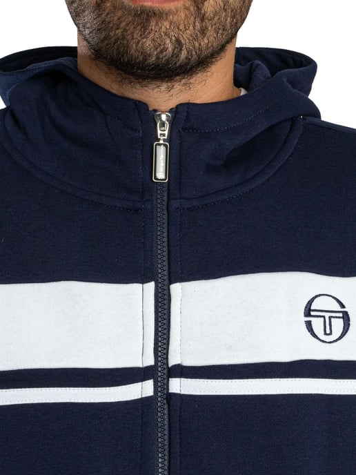 Sergio Tacchini Sudadera Con Capucha Y Cremallera Damarindo, Azul - Image 5