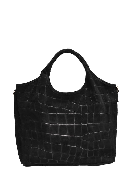 Anna Luchini Negro Bolso de cuero - Image 1