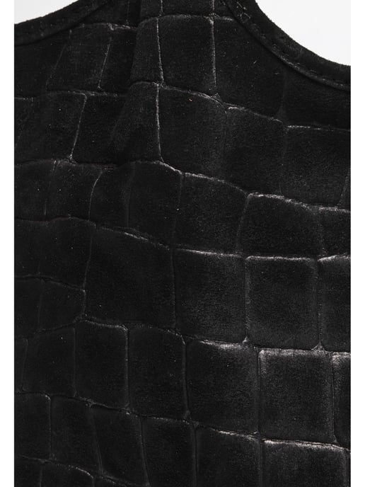 Anna Luchini Negro Bolso de cuero - Image 3