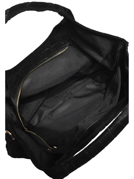 Anna Luchini Negro Bolso de cuero - Image 4