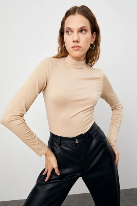 Bipantolon Pack de 3 bodies de cuello vuelto de mujer Slim Fit - Image 4