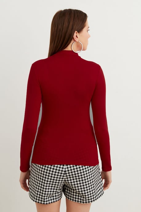 Bipantolon Pack de 3 bodies de cuello alto para mujer con corte slim - Image 3