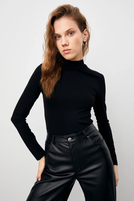 Bipantolon Pack de 3 bodies de cuello alto para mujer con corte slim - Image 5