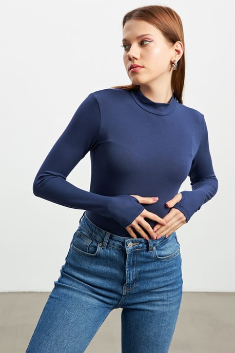 Bipantolon Pack de 4 bodis de mujer con cut-out y medio cuello alto - Image 5