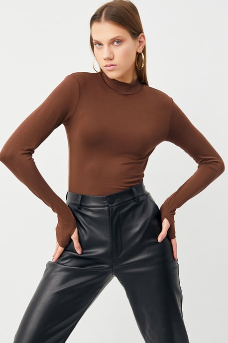 Bipantolon Pack de 4 bodies de mujer con cut-out y cuello alto medio - Image 3
