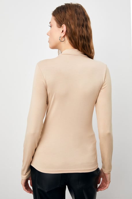 Pack de 3 bodies de cuello alto de corte slim para mujer - Image 5