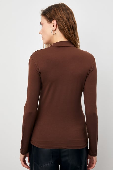 Bipantolon Pack de 3 bodies de cuello alto para mujer de corte slim - Image 3