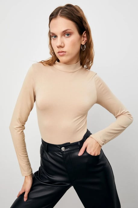 Bipantolon Pack de 3 bodis de cuello alto de mujer Slim Fit - Image 3