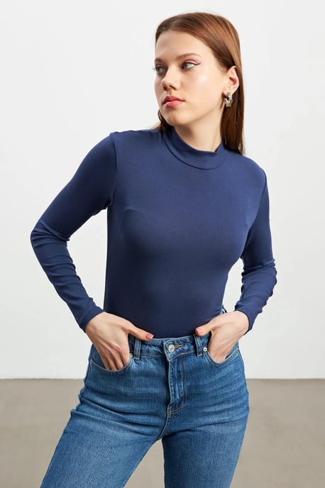 Bipantolon Pack de 3 bodies de cuello alto para mujer de corte slim - Image 4