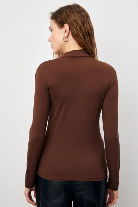 Pack de 3 bodies de cuello alto y corte slim para mujer - Image 6