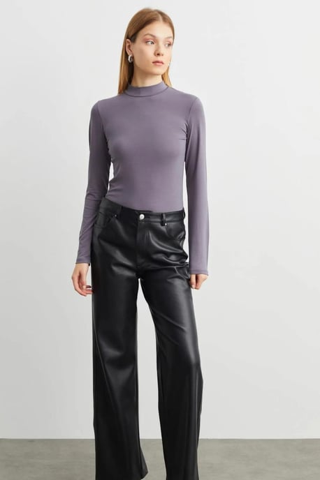 Bipantolon Pack de 4 bodys de cuello alto para mujer Slim Fit - Image 2
