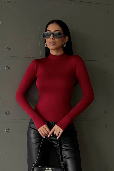 Bipantolon Pack de 3 bodis de mujer de corte slim con cuello alto bajo - Image 3
