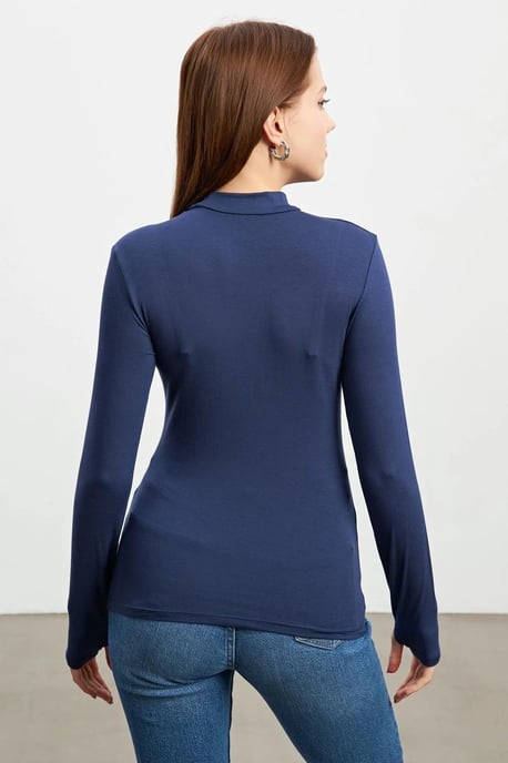 Bipantolon Pack de 3 bodis de mujer de corte slim con medio cuello alto - Image 5