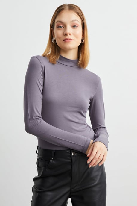 Bipantolon Pack de 4 bodis de mujer de corte slim con cuello alto - Image 5