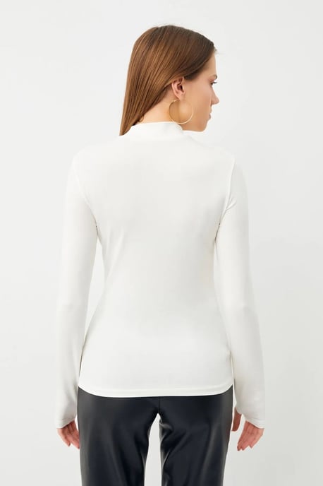 Bipantolon Pack de 3 bodies de mujer de corte slim con medio cuello vuelto - Image 4