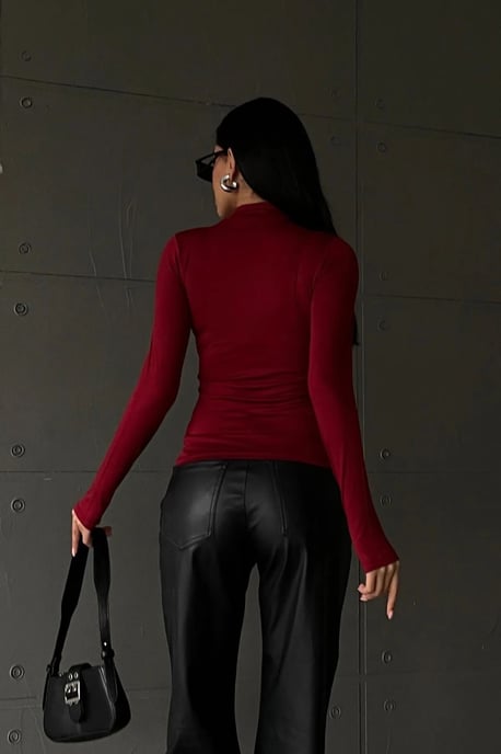 Bipantolon Pack de 3 bodies de mujer de corte slim con medio cuello vuelto - Image 6