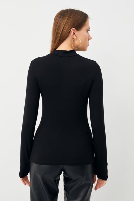 Bipantolon Pack de 2 bodis de mujer con abertura y medio cuello alto - Image 3