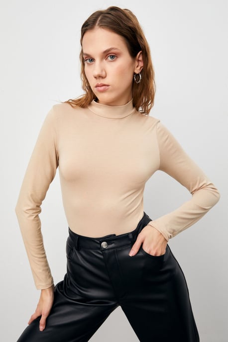 Bipantolon Pack de 4 bodis de cuello alto de mujer de corte slim - Image 4