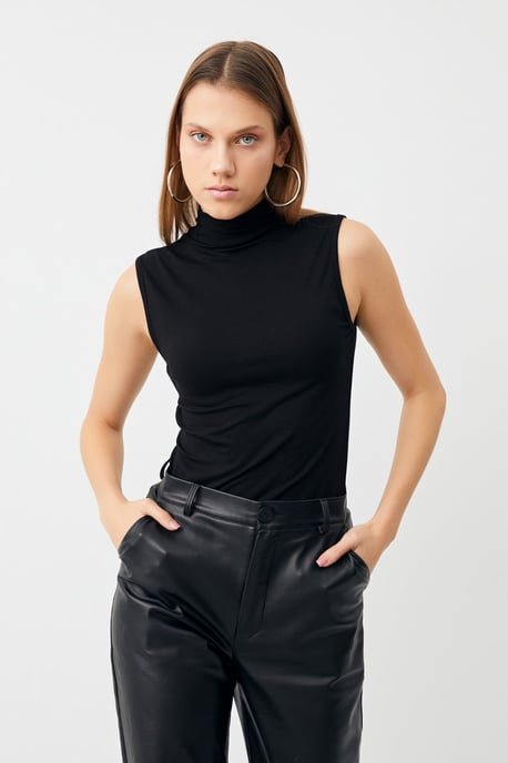 Bipantolon Pack de 2 bodis de mujer sin mangas con medio cuello alto - Image 5