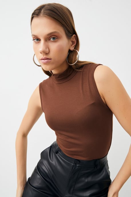 Bipantolon Pack de 2 bodis de mujer sin mangas con medio cuello alto - Image 6