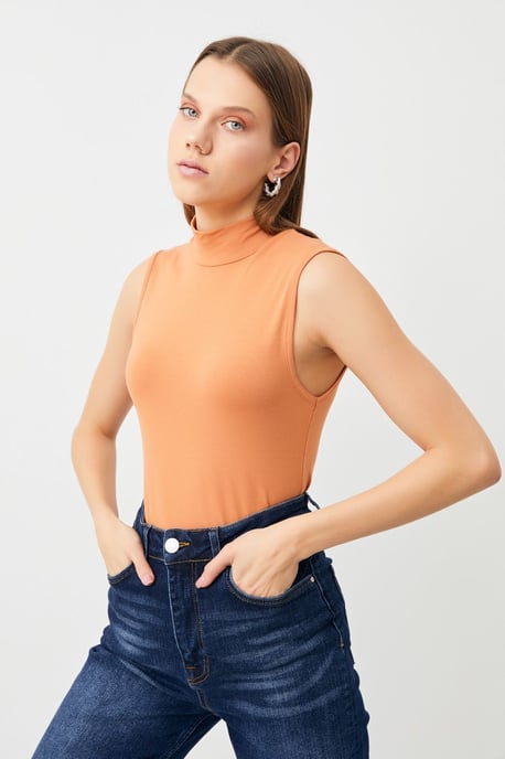 Bipantolon Pack de 2 bodies de mujer sin mangas con medio cuello vuelto - Image 2