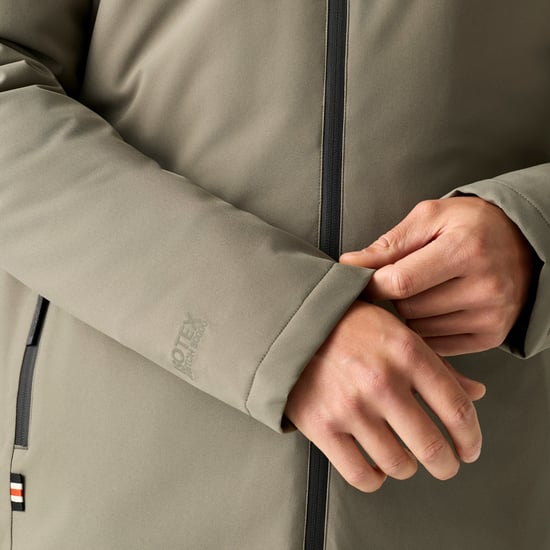 Regatta Chaqueta impermeable acolchada para hombre Merzen (verde oliva ahumado) - Image 4