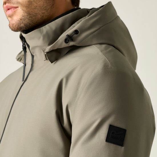 Regatta Chaqueta impermeable acolchada para hombre Merzen (verde oliva ahumado) - Image 6