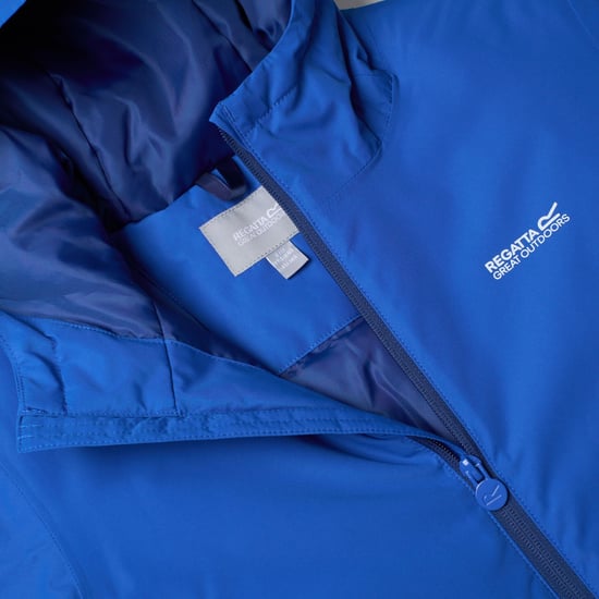 Regatta Chaqueta impermeable acolchada para niños Hurdle (azul Olympian/azul Aviator) - Image 5