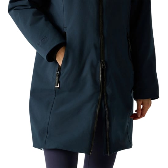 Regatta Chaqueta impermeable acolchada para mujer Marrón (Azul marino/Skyway) - Image 5