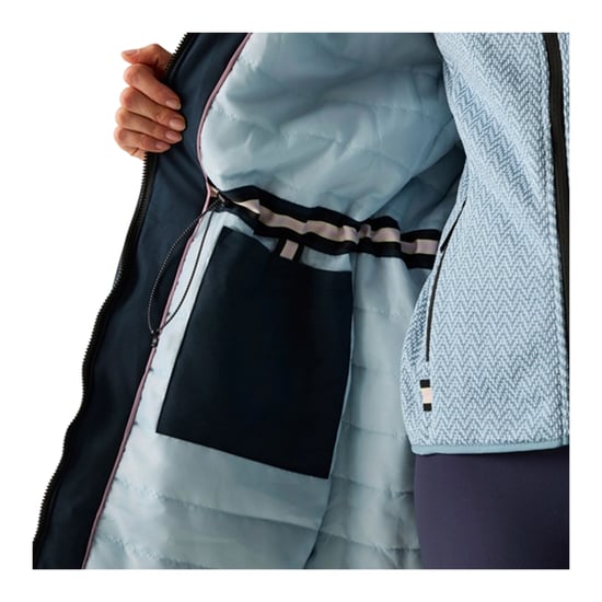 Regatta Chaqueta impermeable acolchada para mujer Marrón (Azul marino/Skyway) - Image 6