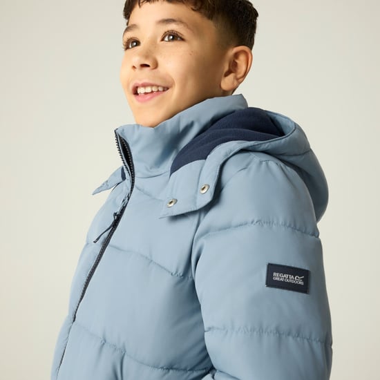 Regatta Chaqueta acolchada infantil Rover (azul oscuro/azul marino) - Image 3