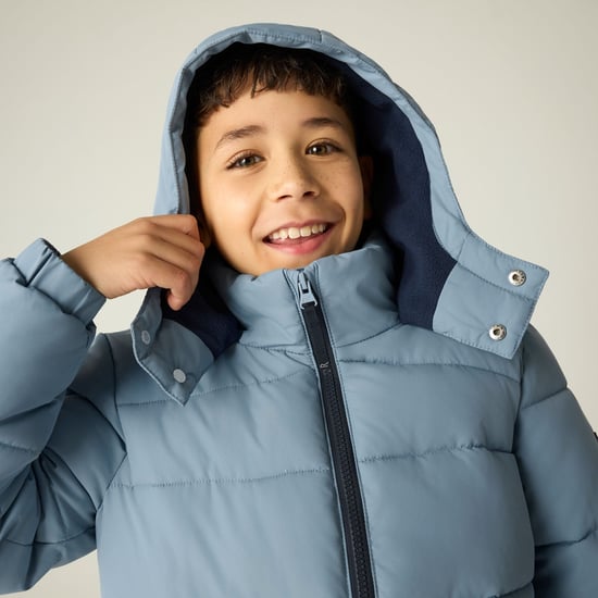 Regatta Chaqueta acolchada infantil Rover (azul oscuro/azul marino) - Image 4