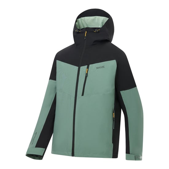 Regatta Chaqueta de hombre Wentwood 3 en 1 (verde bosque oscuro/negro) - Image 4