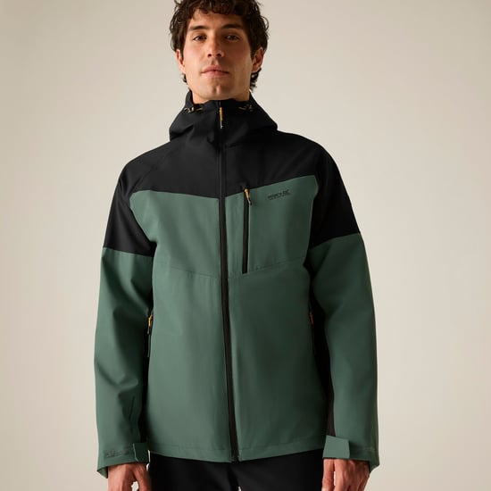 Regatta Chaqueta de hombre Wentwood 3 en 1 (verde bosque oscuro/negro) - Image 6