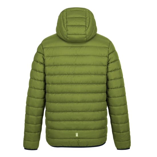 Regatta Chaqueta acolchada con capucha para niños Marizion (Golden Cypress/Aviator Blue) - Image 3