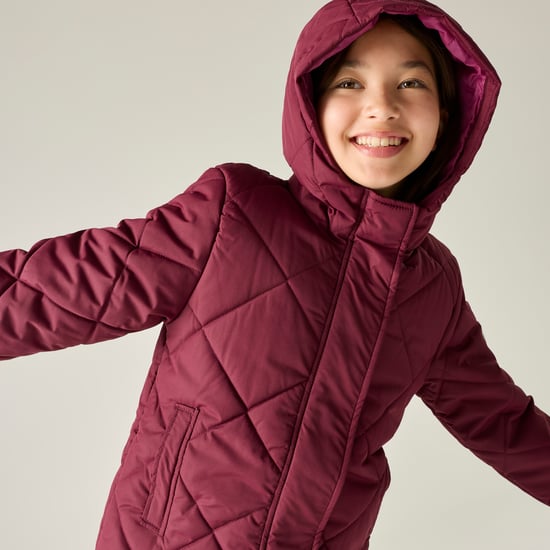 Regatta Chaqueta acolchada para niños Elryse (Fig/Violeta) - Image 4