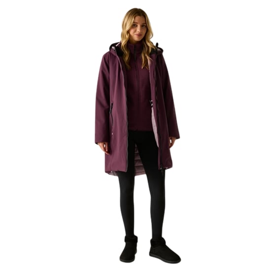 Regatta Chaqueta impermeable aislante para mujer Marrón (Higo/Lila empolvado) - Image 1