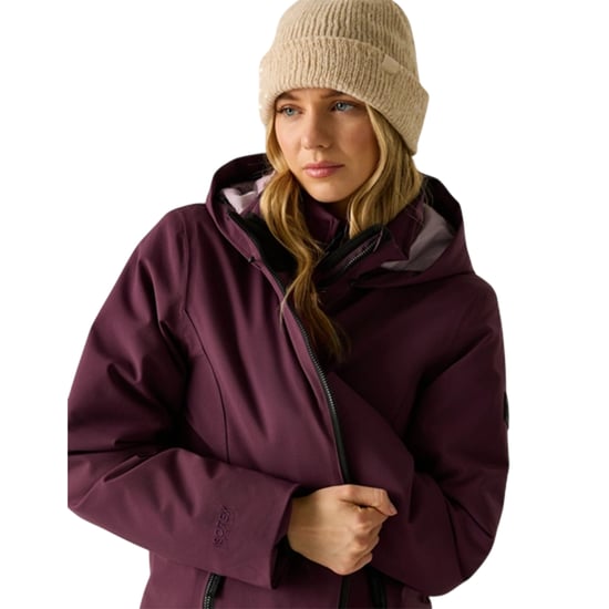 Regatta Chaqueta impermeable aislante para mujer Marrón (Higo/Lila empolvado) - Image 4