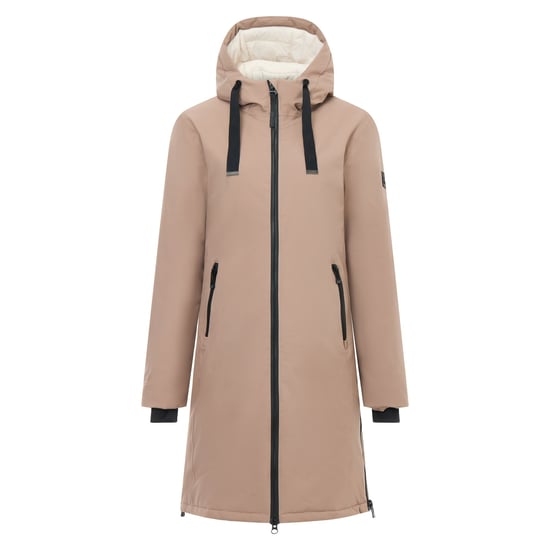 Regatta Chaqueta impermeable acolchada para mujer (Moca/Marfil claro) - Image 2