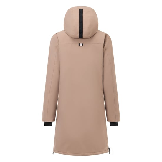 Regatta Chaqueta impermeable acolchada para mujer (Moca/Marfil claro) - Image 3